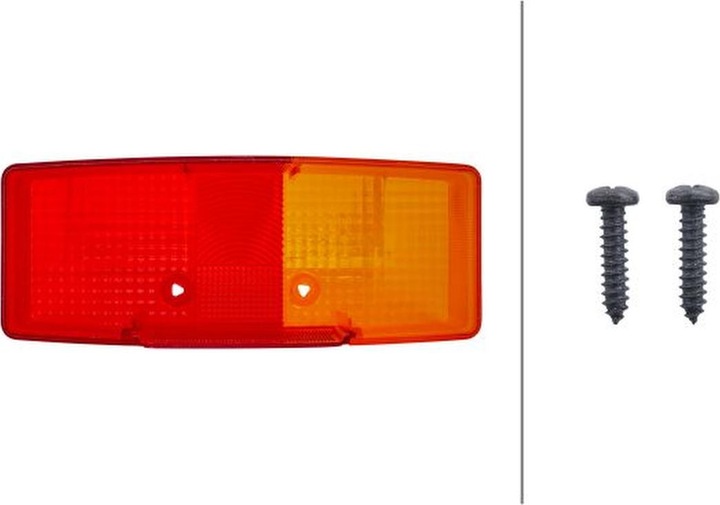 Image du produit Hella Verre de feu arrière gauche halogène pour FENDT