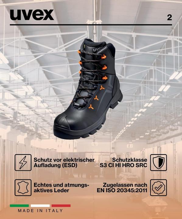 Actual product image Uvex 2 Macsole (S3, 35)