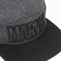 Actual product image cap flat peak, 58 cm, black (58)