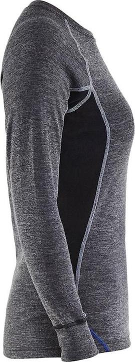 Actual product image Blakläder Ladies' vest WARM grey / black (S)