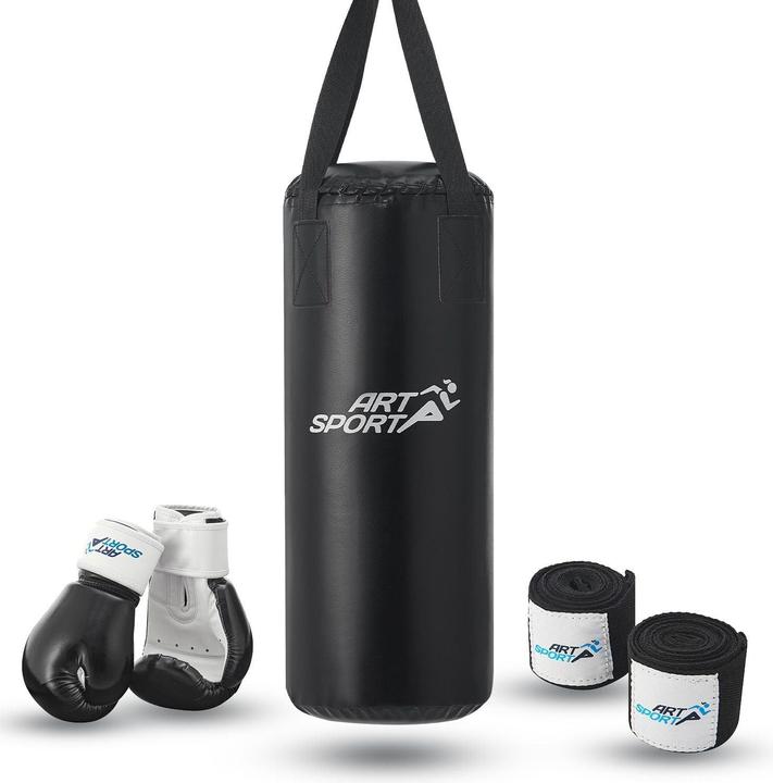 Juskys Boxsack Set für Kinder mit Boxhandschuhen (8 kg)