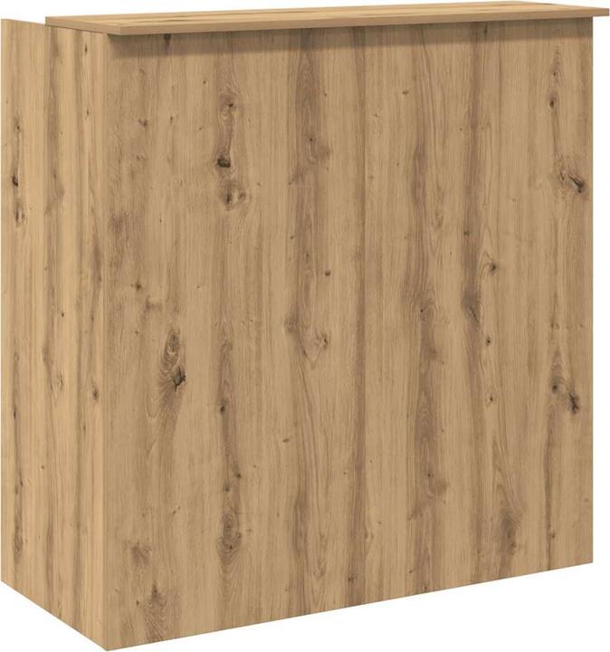 Actual product image vidaXL Reception counter Artisan oak 55x50x103.5 cm wood-based reception counter