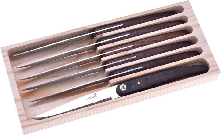 Laguiole Noyer en bois (6 pièce(s), Couteau)