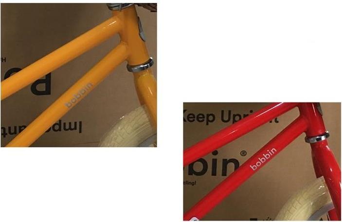 Image du produit Bobbin Vélo d'exercice Moonbug Balance rouge (12")