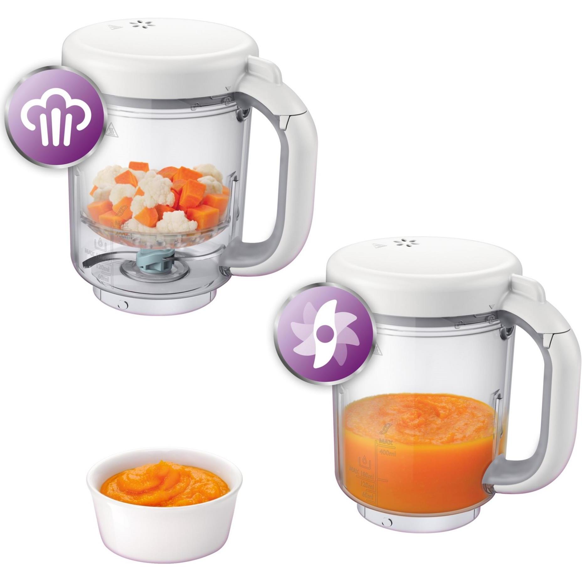 Philips Avent in effective baby food steam cooker and blender
