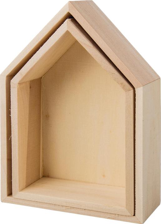 Actual product image Rayher Wood Frame Houses, FSC Mix Credit