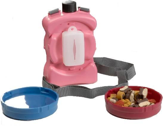 Actual product image Record Travel bowl+bottle Aqua Croc, Ø 11 cm, assorted, 400 ml (0.40 l)