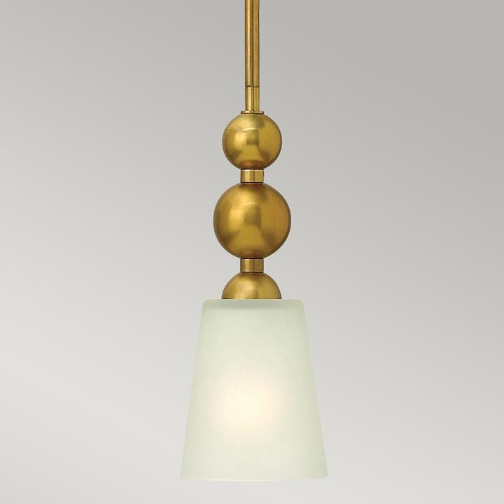 Actual product image Elstead Lighting Zelda pendant light E27 vintage brass (E27)