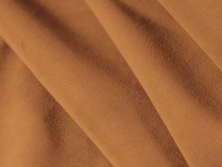 Actual product image Micadoni Velvet Storage Bed With Headboard, "Aveline", Camel and Honey, 214x155x117 Made in Europe (140 x 200 cm)