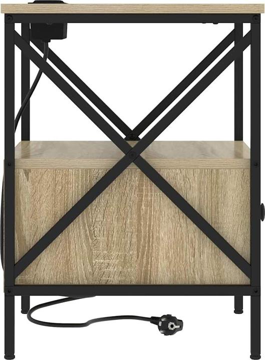 Actual product image vidaXL Nachttischmöbel (40.50 x 40.50 x 55 cm)