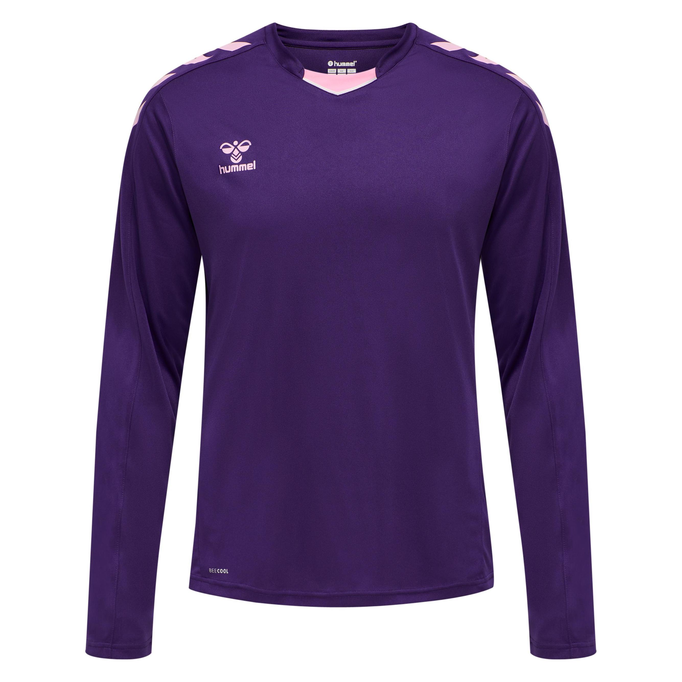 Hummel, Unisex, Sportshirt, Core Xk Poly Jersey L/S (Xl), Violett, Xl