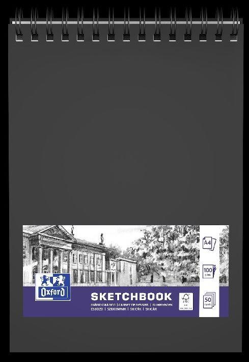 Actual product image Oxford Sketchbook (A4, Plain, Soft cover)