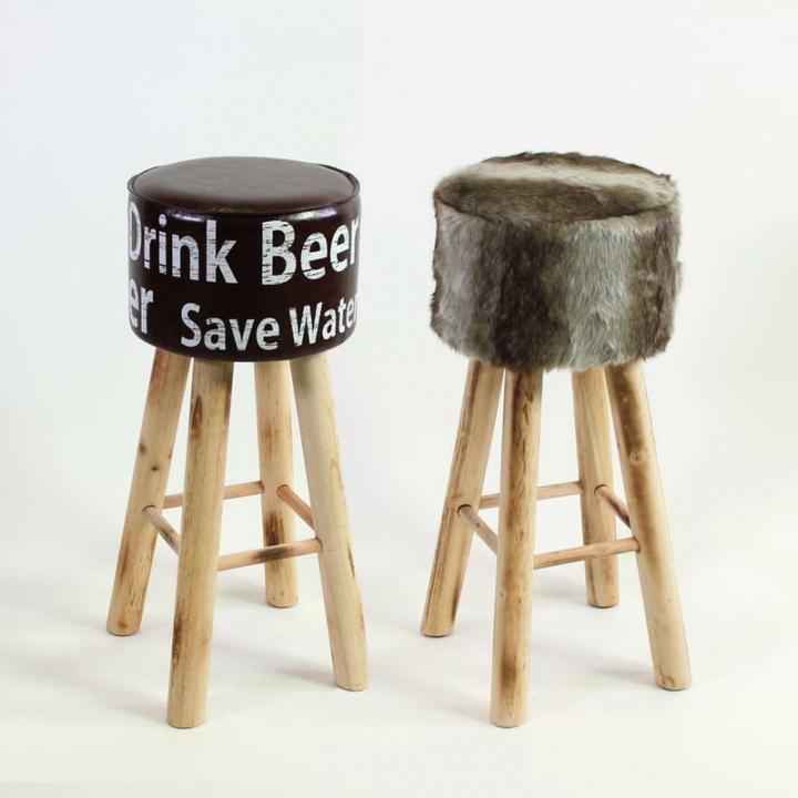 Produktbild Werner Voss Fell-Barhocker