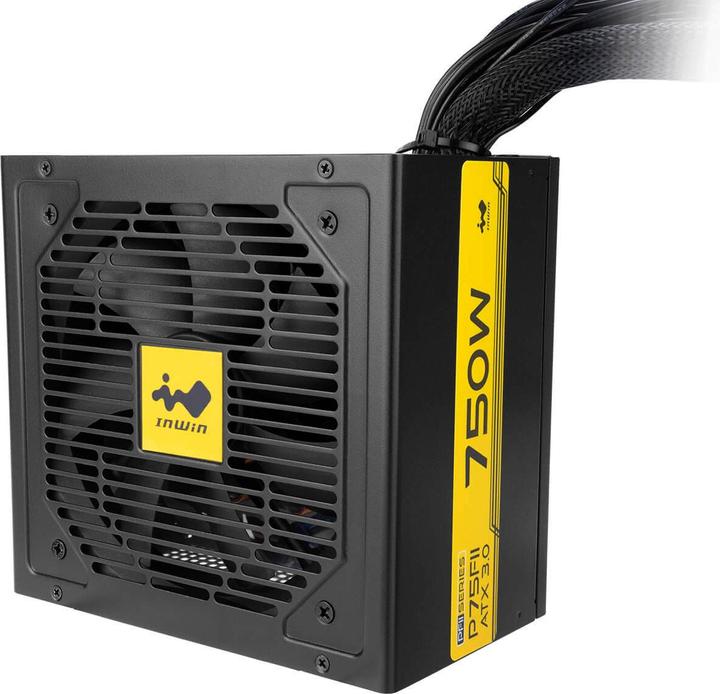 Actual product image In Win InWin P75FII power supply 80 PLUS Gold, ATX 3.0, PCIe 5.0 - 750 Watt (750 W)