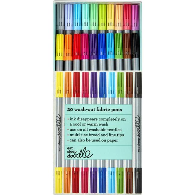 Eat Sleep Doodle künstlerisches set aus 20 kindermarkern (20 x) (ARTWP)