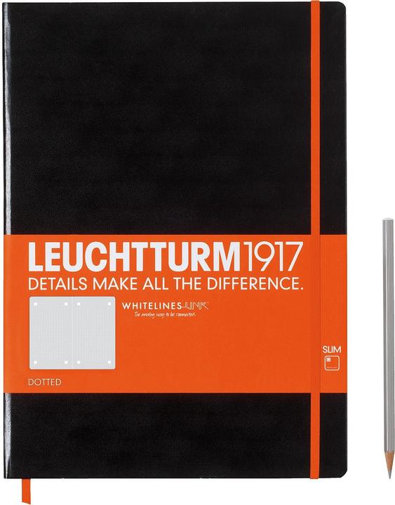 Produktbild Leuchtturm1917 Master Slim Whitelines Link (A4+, Gepunktet)
