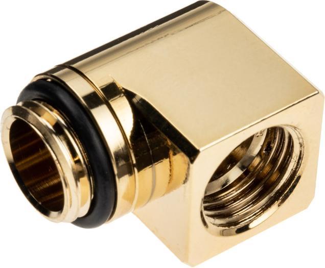 Actual product image EKWB EK-Torque Micro Adapter 90 degree G1/4 inch male to G1/4 inch female - rotatable