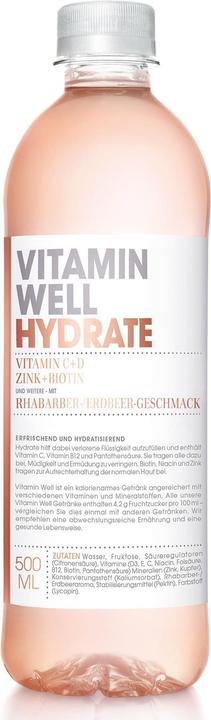 Produktbild Vitamin Well Hydrate (Erdbeer, Rhabarber, 1 x)