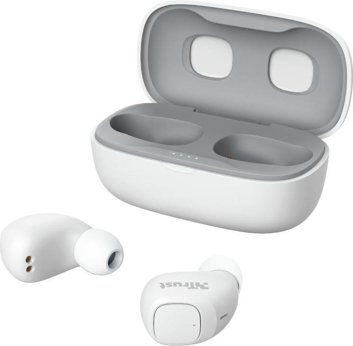 Produktbild Trust Nika Compact. Produkttyp: Kopfhörer, Tragestil: im Ohr, Empfohlene Nutzung: Anrufe & Musik. Übertrag (ANC, 8 h, Kabellos)