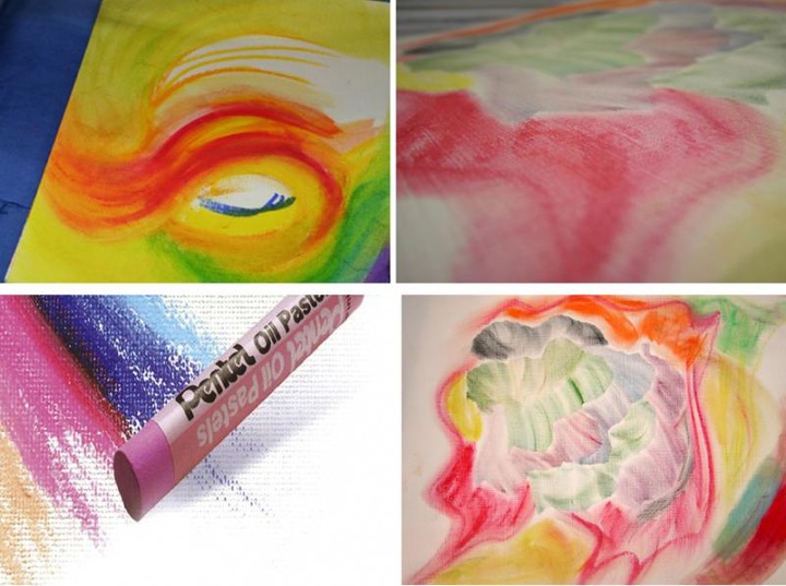 Actual product image Pentel Oil pastels PHN4 (25 colours, 1 x)