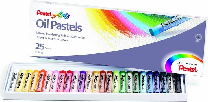 Actual product image Pentel Oil pastels PHN4 (25 colours, 1 x)