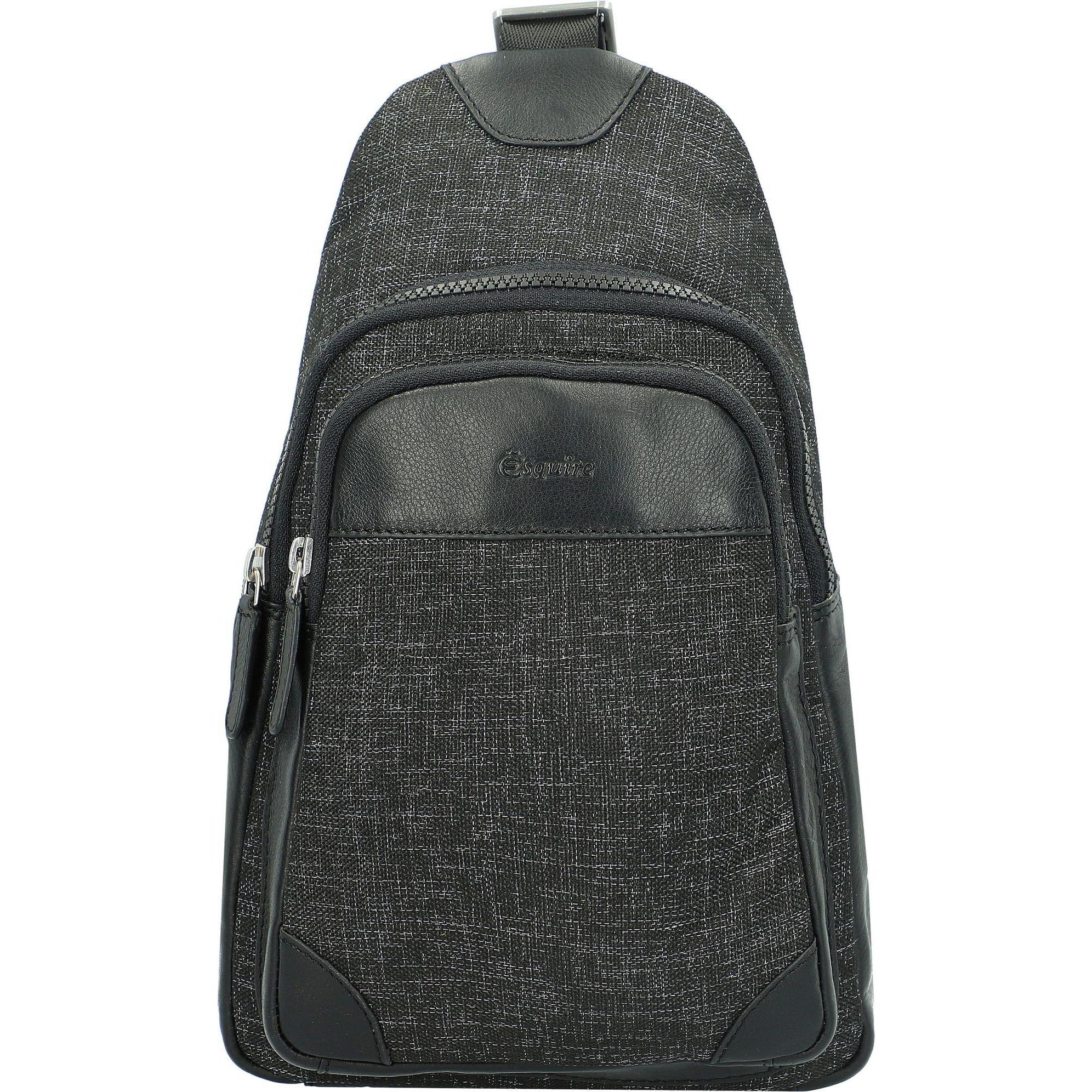 Esquire, Handtasche, Recycled life Umhängetasche 32 cm, Grau