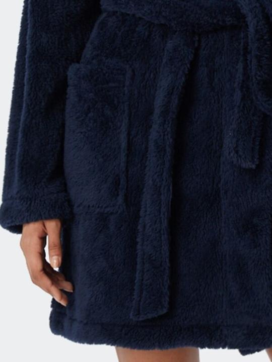 Actual product image Schiesser Teddy Fleece Morgenmantel / Bademantel (XL)