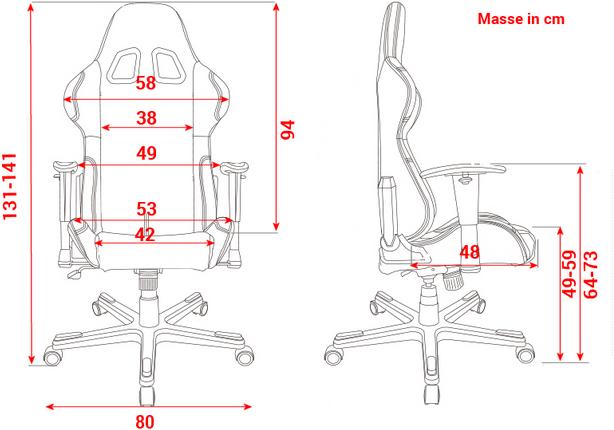 Actual product image DXRacer King FC Bayern Black Edition