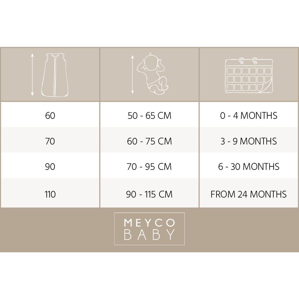 Thumbnail - Meyco, Babyschlafsack, Baby Slub Babyschlafsack mit abnehmbaren Ärmeln - soft green - 70cm (70 cm)