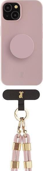 Produktbild Just Elegance Necklace Cover mit PopSockets 3in1 Case Rose (Apple iPhone 15)