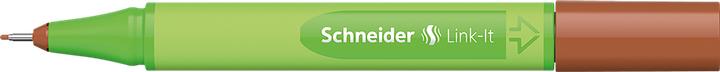 Actual product image Schneider Fineliner Link-It - Brown (Brown, 1 x)