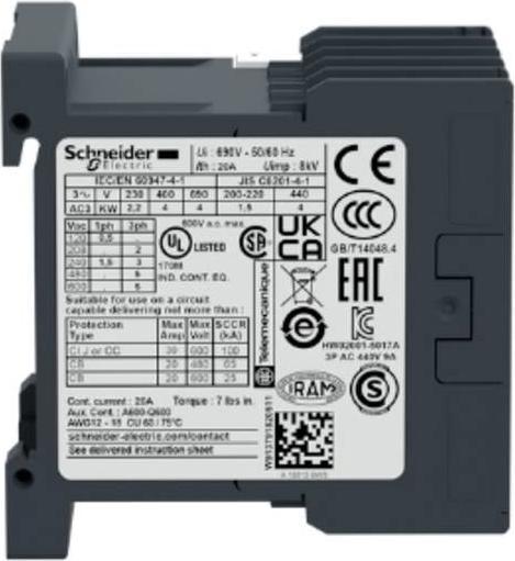 Produktbild Schneider Electric Schütz 4kW 24VAC