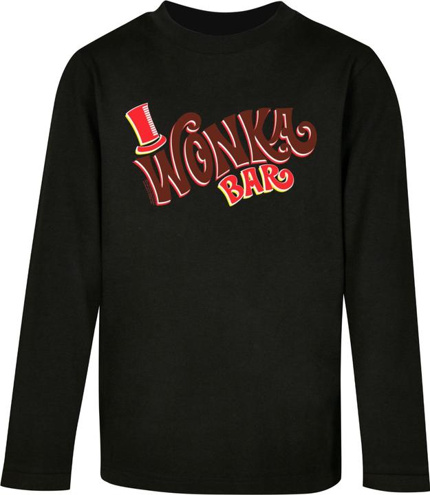 Absolute Cult Kids Willy Wonka - Bar Logo Longsleeve - 135691 (158, 164)