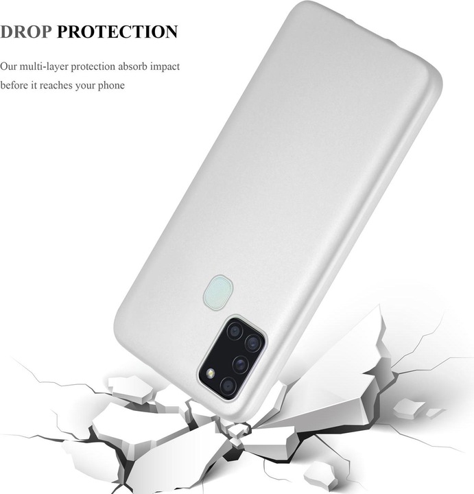Produktbild Cadorabo TPU Matt Metallic Cover (Samsung Galaxy A21s)