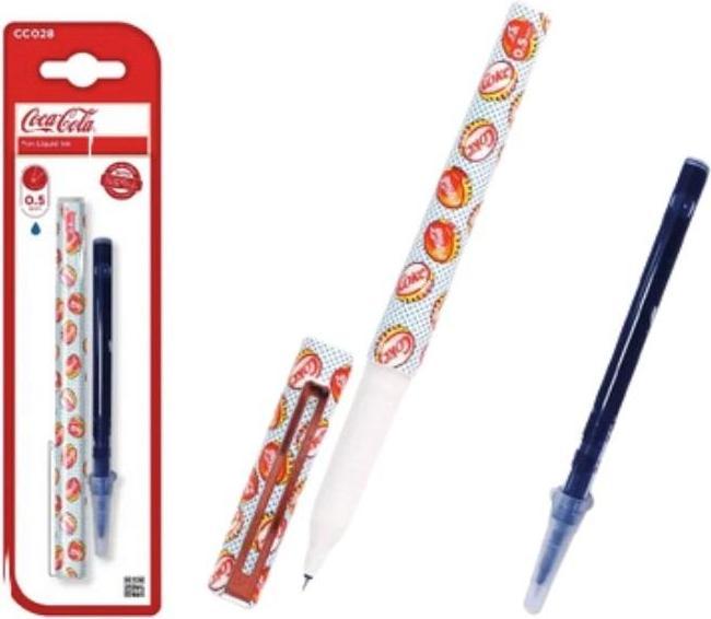Actual product image Coca Cola 0.5 mm fineliner with replaceable Coca-Cola refill (1x)