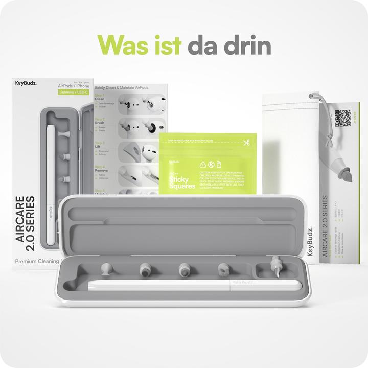 Produktbild Keybudz AirCare 2.0 Reinigungsset (AirPods)