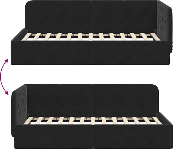 Image du produit vidaXL Eckbettgestell (100 x 200 cm)