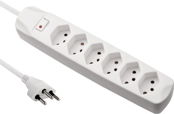 Furber Connector strip 6xT13, white (6 x, Type 13, 1.50 m)