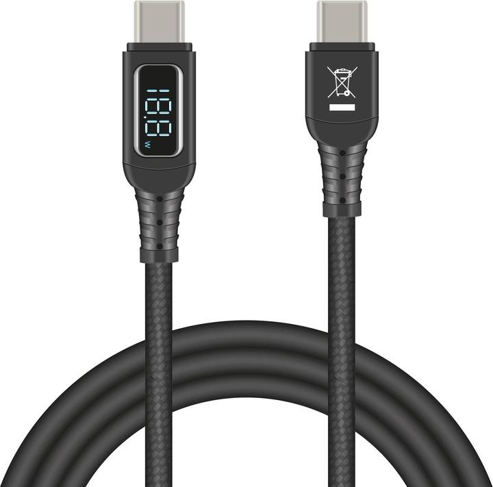 Produktbild Delock USB 2.0 Schnelladekabel USB Type-C Stecker zu Stecker (1.20 m, USB 2.0, 140 W)