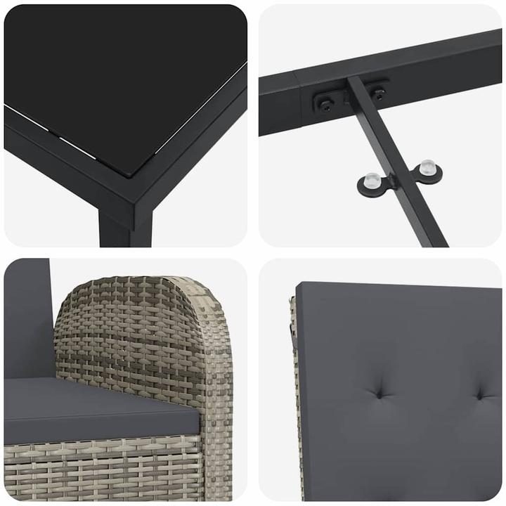 Produktbild vidaXL Gartenmöbel Set (200 x 80 x 73 cm)