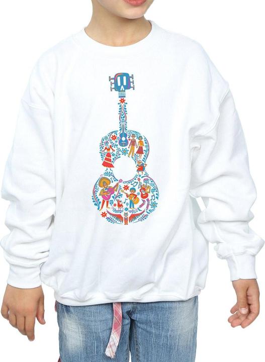 Immagine prodotto Disney Coco Guitar Pattern Felpa Ragazze (128)