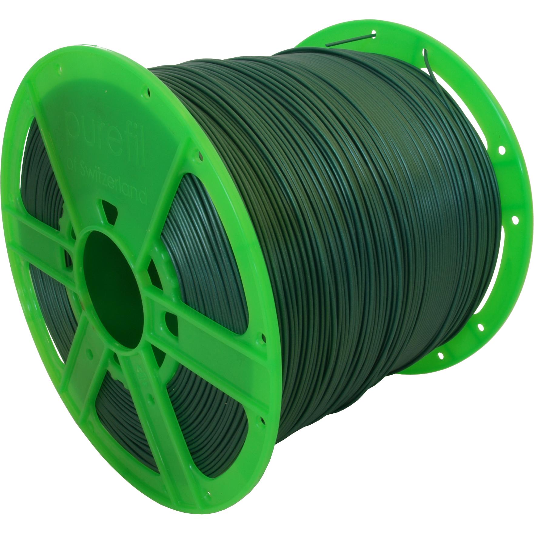 Purefil PLA Filament (PLA, 1.75 mm, 2500 g, Grün), 3D Filament, Grün