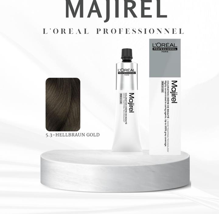Immagine prodotto L'Oreal Paris Majirel - 5.3 Hellbraun Gold (5.3 Oro marrone chiaro)