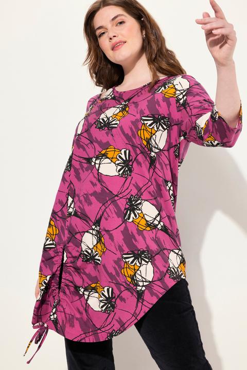 Produktbild Ulla Popken Longshirt, A-Linie, Rundhals, 3/4-Arm (50, 52)