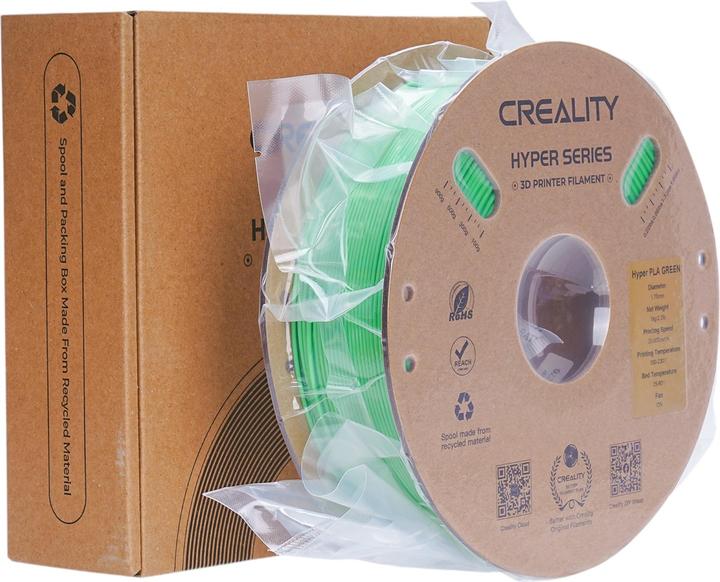 Actual product image Creality Hyper PLA (PLA, 1.75 mm, 1000 g, Green)
