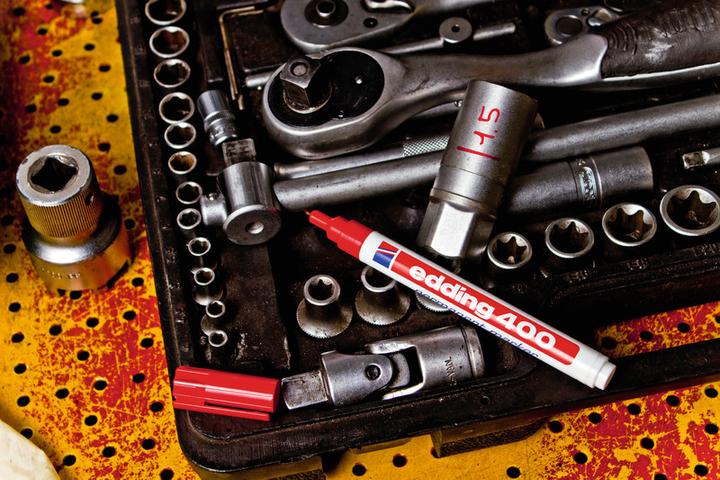 Actual product image Edding 400 (Red, 1 mm, 1 x)