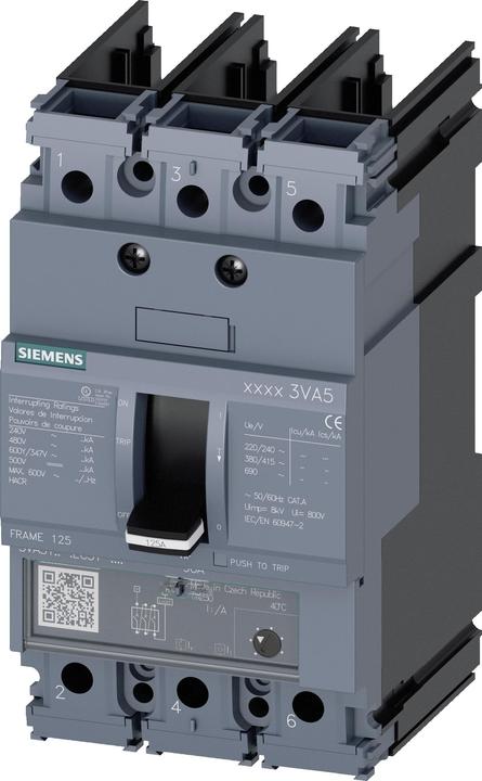 Immagine prodotto Siemens Interruttore automatico 70A 3p opt.motorantr 3VA5170-4EF31-0AA0