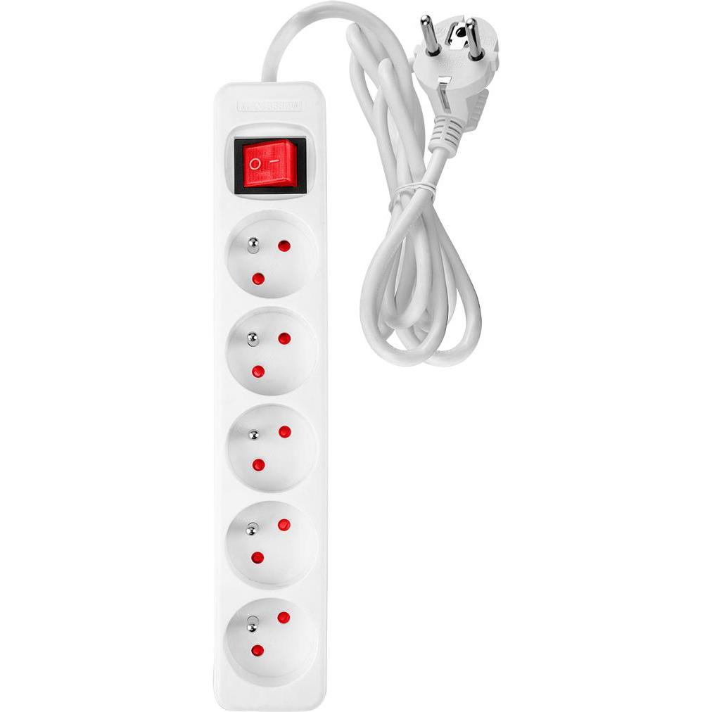 Neo, Prolunga, Verlängerungskabel 3m, 3x1.5mm2, 5G, weiss, ON/OFF (3 m)