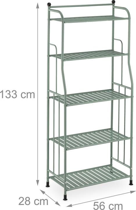 Actual product image Relaxdays Standregal (56 x 28 x 133 cm)