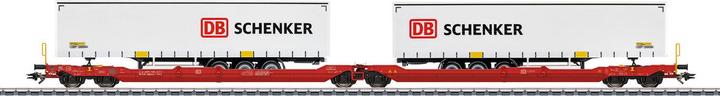 Produktbild Märklin 47470 H0 Gelenk-Taschenwagen Sdggmrss 738 der DB AG (Spur H0)